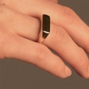 15 Years Factory Stainless Steel Signet Women 18K Gold <b>Rings</b> Custom Letter Name <b>Blank</b> <b>Rings</b> Jewelry - Product Image 1