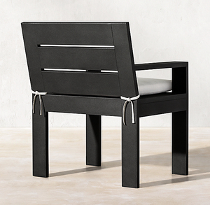 Nhôm đồ gỗ ngoài trời <span class=keywords><strong>8</strong></span> chỗ ngồi tựa lưng và tay vịn bàn ăn và Ghế bộ - Product Image 3