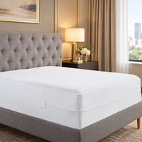 Protège-matelas Premium Doux et Respirant, Imperméable, Anti-punaises de lit, Housse de matelas zippée