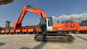 Pelle hydraulique sur chenilles Hitachi ZX350-5G d'occasion 2022 Modèle 35 tonnes avec moteur et pompe-Peinture originale à bas prix - Product Image 5