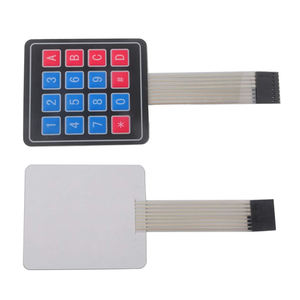 4 12 16 20键1*4 4*3 4*4 4*5薄膜开关键盘1x4 4x5矩阵阵列矩阵键盘，适用于智能汽车新款 - Product Image 4