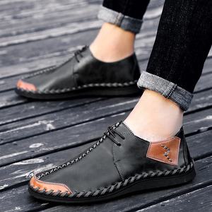 <span class=keywords><strong>Comode</strong></span> Scarpe da Guida in Pelle per Uomo, <span class=keywords><strong>Calzature</strong></span> <span class=keywords><strong>Morbide</strong></span> alla Moda in Taglie Grandi, Scarpe in Pelle per il Tempo Libero - Product Image 1