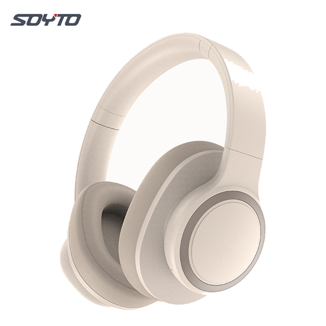 Soyto P3960 ANC Hot Selling Stereo Sound Wireless Bt Over-ear Headphones Noise Cancelling Headset Auricular Casque Cuffie OEM