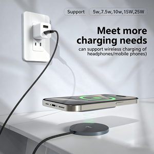 Caricatore <span class=keywords><strong>Wireless</strong></span> Magnetico Certificato Qi2.2 da 25W per Ricarica Super Veloce, Compatibile con Telefoni Android Samsung e Auricolari - Product Image 6