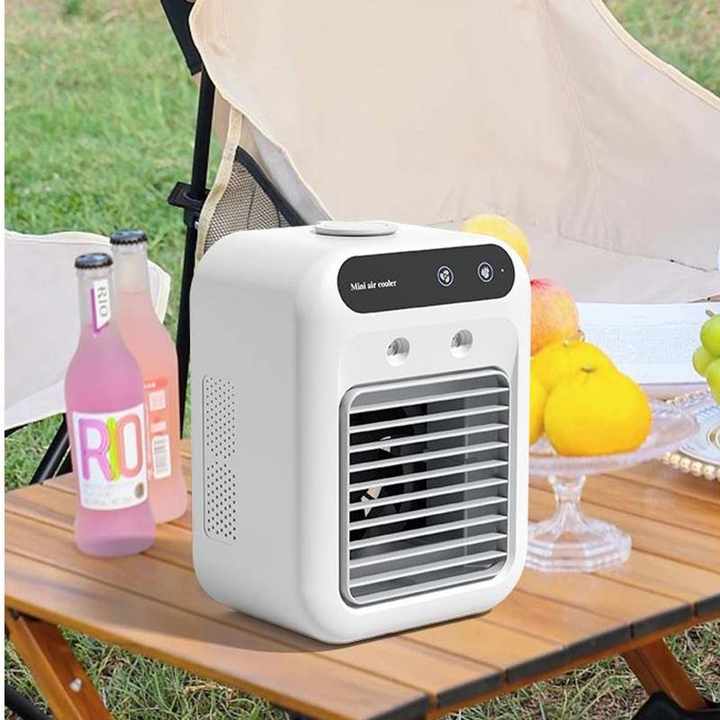 Dormitory Air Cooler - Energy Saving & Portable Desktop Cooling Fan with 7L Water Tank - Energy Saving Bedroom Cooling