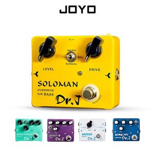 دواسة تأثير أوفر درايف للجيتار الكهربائي والباس من سلسلة JOYO Zhuole <span class=keywords><strong>DR</strong></span>. J طراز D52 مع تحكم بالمقبض وتصميم متين - Product Image 6