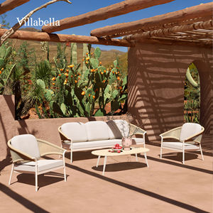 Ensemble de canapés d'extérieur Artie de luxe tous temps meubles de patio de jardin en rotin PE ensemble de salon commercial hôtel villa terrasse - Product Image 1