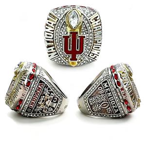 NCAA 2026 印第安纳大学冠军戒指 16-0 完胜篮球比赛球迷收藏版（男士） - Product Image 1