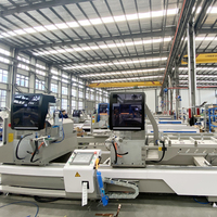 Sierra de corte automática de precisión WEIKE CNC-550 con hoja de 550 mm, máquina de inglete para UPVC, aluminio, puertas, ventanas, muros cortina y motores