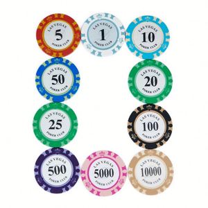 Clay <b>Poker</b> <b>Chips</b> with Custom Logo for Casino Playing 40x3.3cm Party Use - Product Image 2