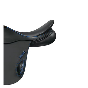 Silla de Montar Inglesa Integrada Hecha a Mano con Detalles en Negro y Azul, de Alta Calidad, ASHMIRA EQUESTRIAN, Tallas Personalizadas, Venta al Por Mayor - Product Image 3
