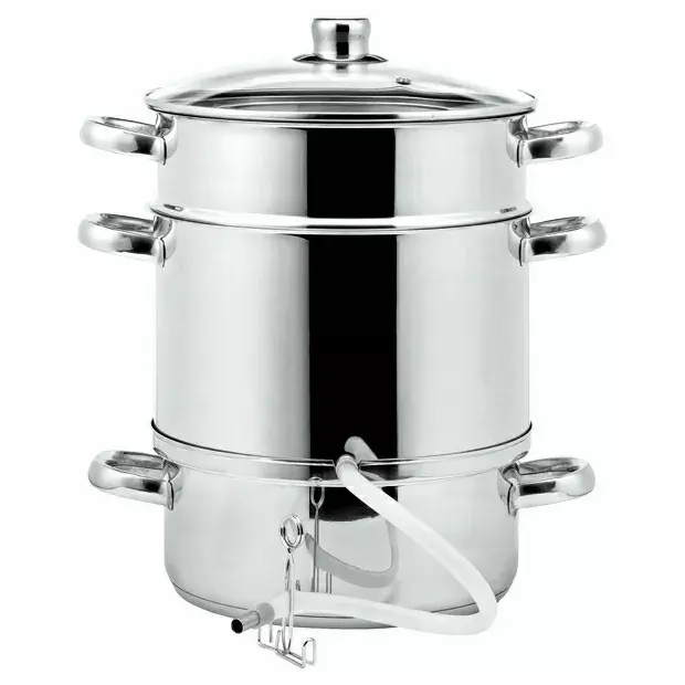 Hot sales fast delivery stainless steel fruit juicer steamer induction cooking pot fruit vegetables juice steamer