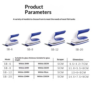Brosse magnétique carrée écologique SOBO pour aquarium, grattoir à algues, outil de nettoyage de verre - Product Image 6