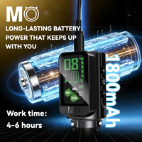 MO FINE 25 PRO Machine intelligente sans fil pour stylo à tatouer course réglable grand écran coloré HD batterie électrique acier permanent