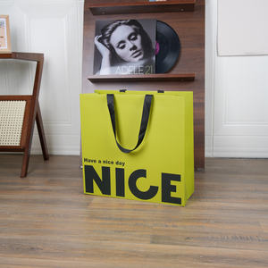 Bán buôn nhiều màu giấy mua sắm túi tùy chỉnh Giấy túi quà tặng với xử lý cho mua sắm - Product Image 4