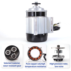 Động cơ xe ba bánh điện không chổi than DC 48V 60V 700W kiểu sóng vuông, động cơ giữa không chổi than, độ chế xe ba bánh điện - Product Image 4