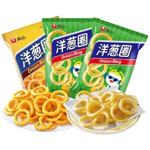 Venta al por mayor Nongshim Cebolla Anillos BBQ Sabor Frutas y verduras Snacks Patatas fritas