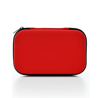 Trousse de premiers secours portable personnalisable avec logo, en tissu Oxford rouge, pour la maison, les urgences, les voyages, le camping et la randonnée
