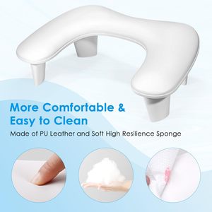 Style russe en forme de U papillon ongles oreiller en cuir incliné support détachable confortable multi-fonctionnel Double <span class=keywords><strong>main</strong></span> <span class=keywords><strong>manucure</strong></span> - Product Image 5
