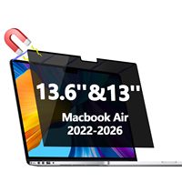 Filtre de confidentialité magnétique anti-reflet et anti-lumière bleue amovible pour MacBook Air 13,6 pouces 2026 – Vente directe usine