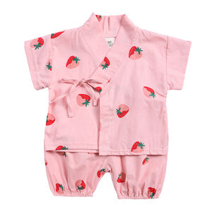 Ropa Infantil al por Mayor, Conjunto de 2 Piezas, Pijamas de Verano para Bebés, Pijamas de Dibujos Animados para Niños - Product Image 1