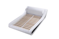 Made in China gute Qualität guter Preis neuestes Design Bett Schlafzimmer Möbel Lederbett