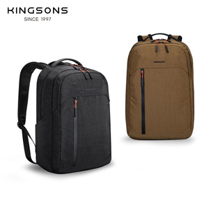 Kingsons Men's <b>Backpack</b> 20-35L Water Resistant Large Capacity Everyday Use Solid Color Detachable Strap - Product Image 1