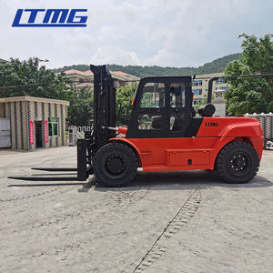 Carretilla elevadora hidráulica de motor potente Ltmg, 10 toneladas, 12 toneladas, 15 toneladas, 16 toneladas, carretilla elevadora diésel con neumáticos delanteros dobles - Product Image 2