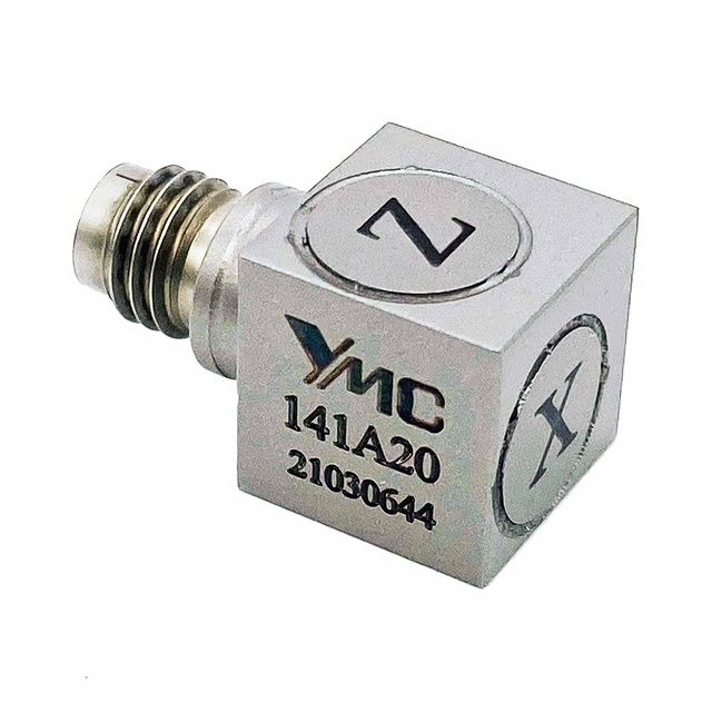 250g Tri-axial Modal Vibration Testing Vibration Measurement ICP Piezoelectric Vibration Sensor