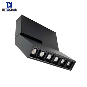 Système d'éclairage magnétique <span class=keywords><strong>sur</strong></span> <span class=keywords><strong>rail</strong></span> de haute qualité pour supermarchés, magasins, boutiques de vêtements, éclairage de grille pliable pour le commerce de détail - Product Image 3