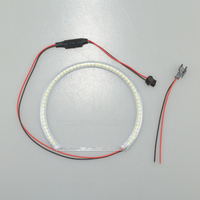 Pièces et accessoires automobiles Systèmes d'éclairage automobile Autres Accessoires d'éclairage automobile Anneaux halo super lumineux de 131 mm Yeux d'ange LED pour voiture
