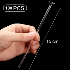 100 Palitos de Acrílico para Piruletas de 6 Pulgadas, Varillas de Acrílico Transparentes Reutilizables para Hacer Piruletas, Cake Pops, Dulces, Chocolates y Galletas SP-15 - Product Image 2