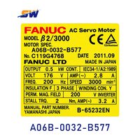 Moteur servo AC CNC FANUC A06B-0032-B577
