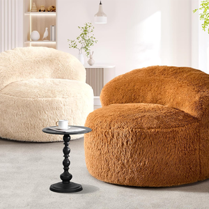 Fauteuil géant pour adulte sans remplissage Grands poufs avec dossier Canapé paresseux - Product Image 4