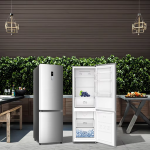 Refrigerador Combinado de Acero Inoxidable 310RW STOCK Sin Escarcha, Refrigerador Eléctrico Portátil de Tipo Descongelación Automática - Product Image 3