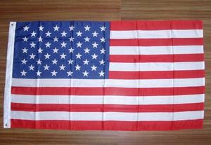 Bandera con forma de rectángulo, banderín de tela de poliéster con estrellas y rayas para exhibición transfronteriza de EE. UU., fieltro e impresión Digital - Product Image 2