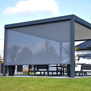 Pergola de yoga en plein air avec ventilation électrique contrôlée par téléphone pour étirements corporels dans la nature - Product Image 2