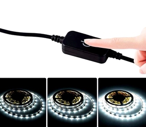 <span class=keywords><strong>Mini</strong></span> controlador de atenuación táctil LED DC12V 24V interruptor de ajuste con enchufe macho hembra DC para smd3528 5050 tiras de luces de un solo Color - Product Image 5