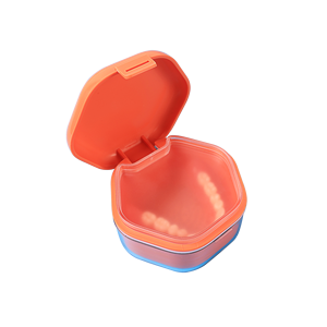 تقويم الأسنان المحمول المخصص ، تصحيح الجمال المرن للاستخدام المكتبي ، تصميم مخفي - Product Image 5