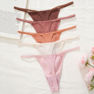 Offre Spéciale fille coton culotte sous-vêtements sans couture <span class=keywords><strong>string</strong></span> femmes Sexy <span class=keywords><strong>string</strong></span> dames culottes sous-vêtements - Product Image 4