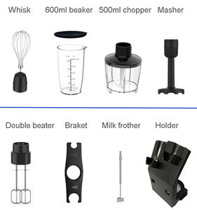 Procesador <span class=keywords><strong>de</strong></span> alimentos Velocidad ajustable Licuadora <span class=keywords><strong>de</strong></span> inmersión <span class=keywords><strong>de</strong></span> varilla SS opcional Licuadora <span class=keywords><strong>de</strong></span> Mano Eléctrica - Product Image 6