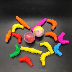 ชุดของเล่นเสริมพัฒนาการประสาทสัมผัส JO Fidget Decompression ของเล่นแคปซูลสีสันสดใส ของเล่นหลอดมินิป๊อปพลาสติก PP สำหรับเด็กผู้ชาย - Product Image 3