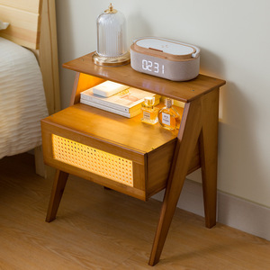 Table de chevet moderne simple et compacte avec rangement sous le pied de lit, unité de rangement pour la maison - Product Image 3
