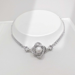 Custom Women's plata 925 Silver Rhodium Plated Pearl <b>bracelet</b> flower star eye <b>shell</b> personalized 14k gold hand china <b>bracelets</b> - Product Image 1