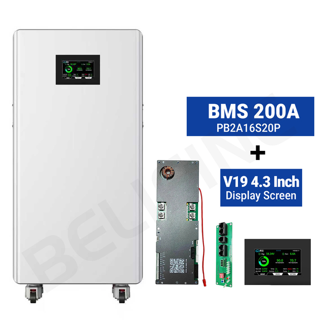 BELIFINE Diy Battery Box 48v Jk Bms 16s 48v 200a 48v 51.2v 280ah 300ah Lifepo4 Battery case Box Diy
