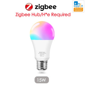 Bombilla inteligente eWeLink RGB compatible con Zigbee y WiFi, control por voz, compatible con Alexa y Google Home para iluminación inteligente del hogar. - Product Image 6