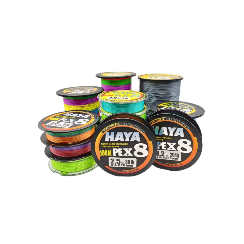 100% PE 4   8 Strands Braided Fishing Line 6-300 LB Sensitive Braided Lines Super Performance and Cost-Effective line