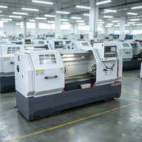 Torno CK6150 Duradero en Venta con Sistema de Control Programable y Torneadora de 4 Posiciones para Fabricación de Piezas de Maquinaria