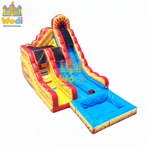 Château aquatique gonflable <span class=keywords><strong>avec</strong></span> zone de saut, <span class=keywords><strong>piscine</strong></span> et toboggan pour s'amuser en nageant et en sautant - Product Image 5