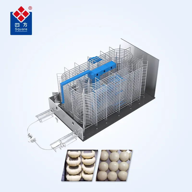 Tùy chỉnh công nghiệp liên tục prover Bánh Mì Bánh PROOFER máy với kiểm soát nhiệt độ chính xác